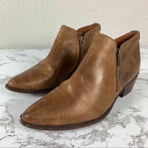 Steve Madden Ajay Brown Leather Ankle Bootie 10M - Picture 6 of 11